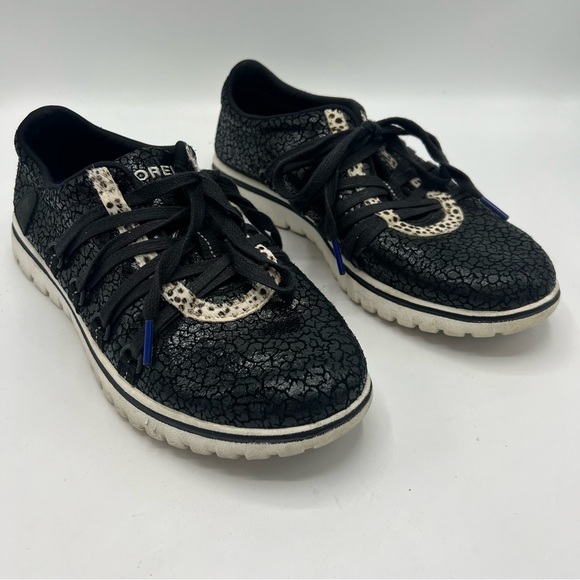 Sorel Tivoli Go Lux Genuine Calf Hair Sneakers - Picture 1 of 9